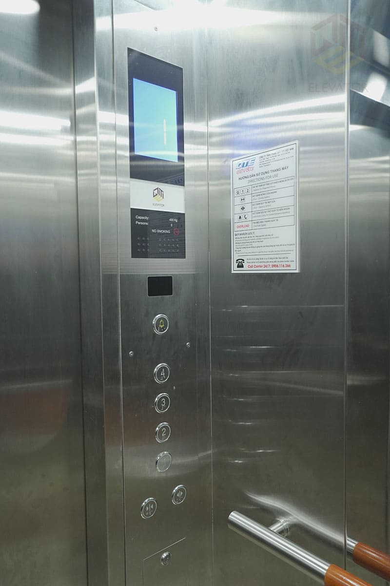 Thang Máy Gia Đình Cửa Mở Tự Động